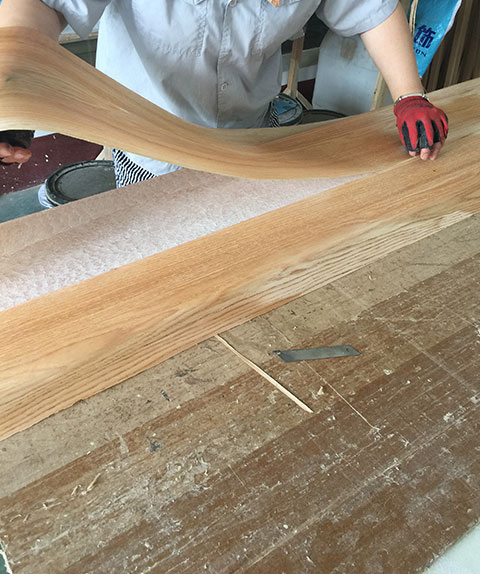 Glue de chapa de madera fina